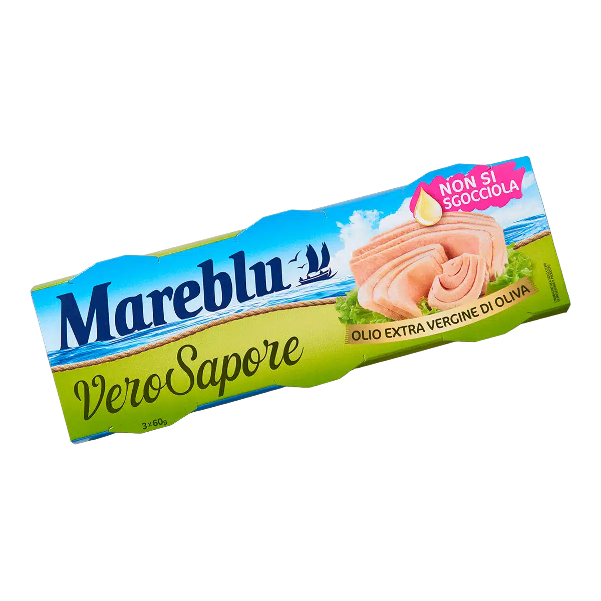 Mareblu - Tonno VeroSapore "Non si sgocciola" 3x60g