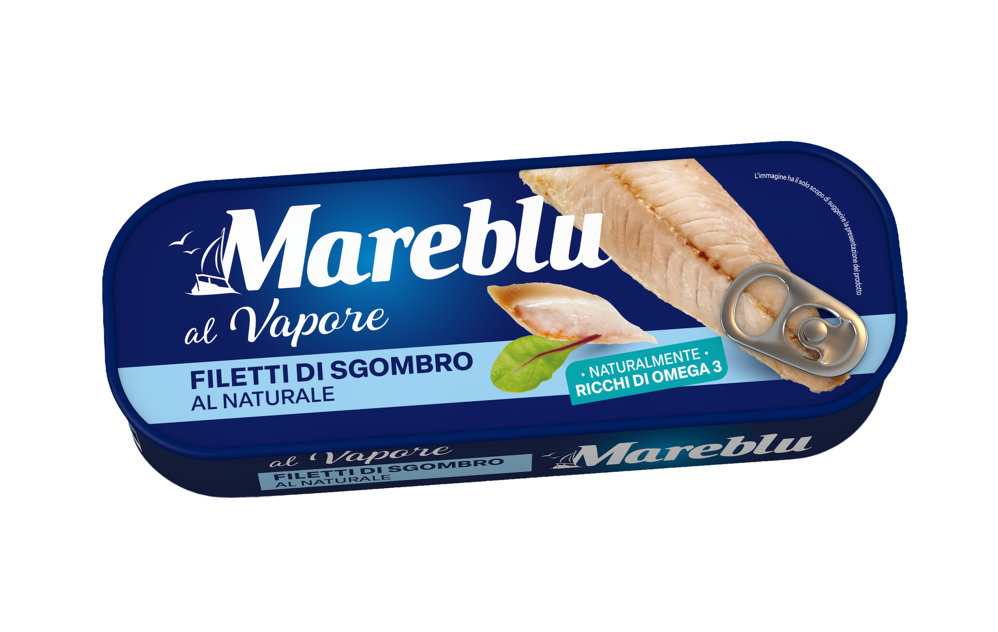 Mareblu - Filetti di sgombro  al naturale, al vapore