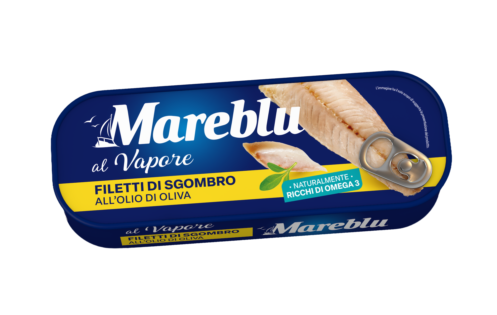 Mareblu - Filetti di sgombro al vapore, con un filo di olio di oliva