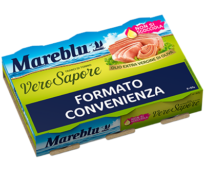 Mareblu - Tonno VeroSapore "Non si sgocciola" 6x60g