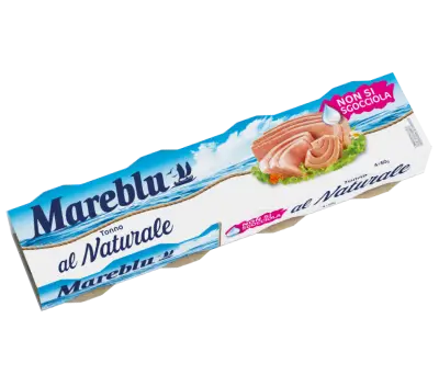 Mareblu - Tonno al naturale "Non si sgocciola" 4x60g