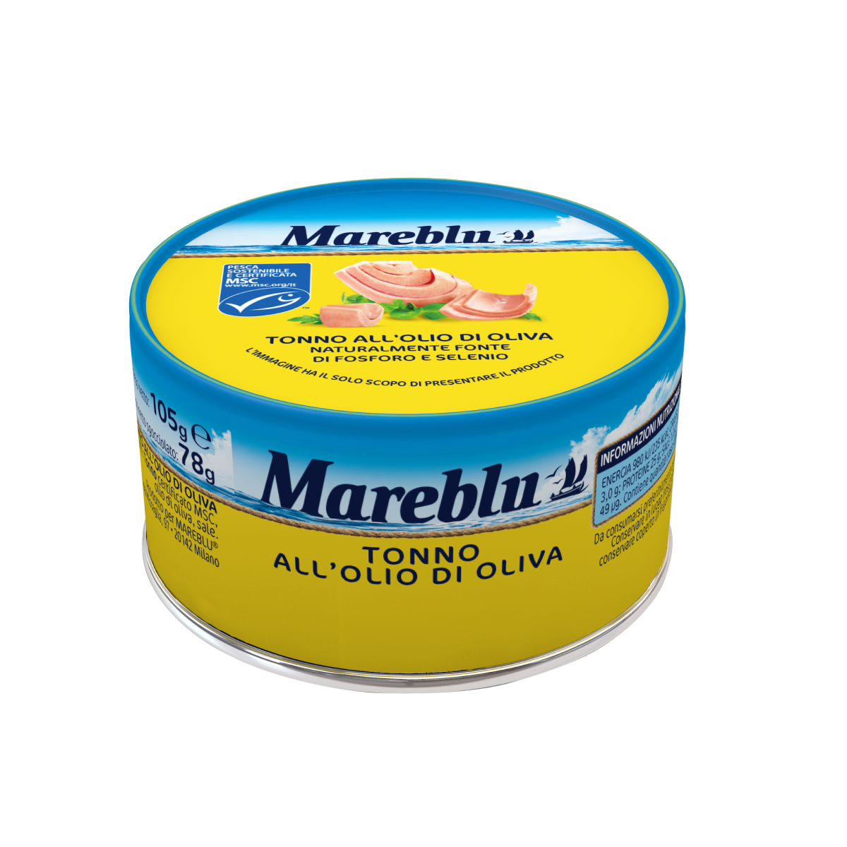 Mareblu - Tonno all'olio di oliva - 105g 1x105g