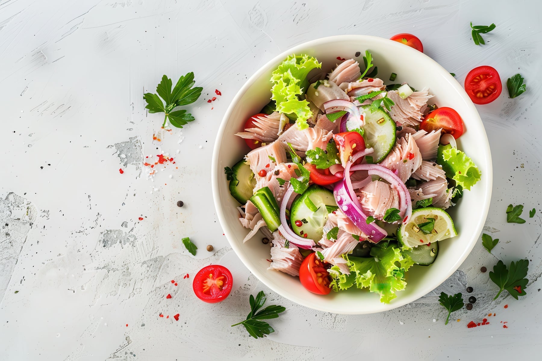 Mareblu - Come preparare una bella insalata di tonno: ecco la ricetta