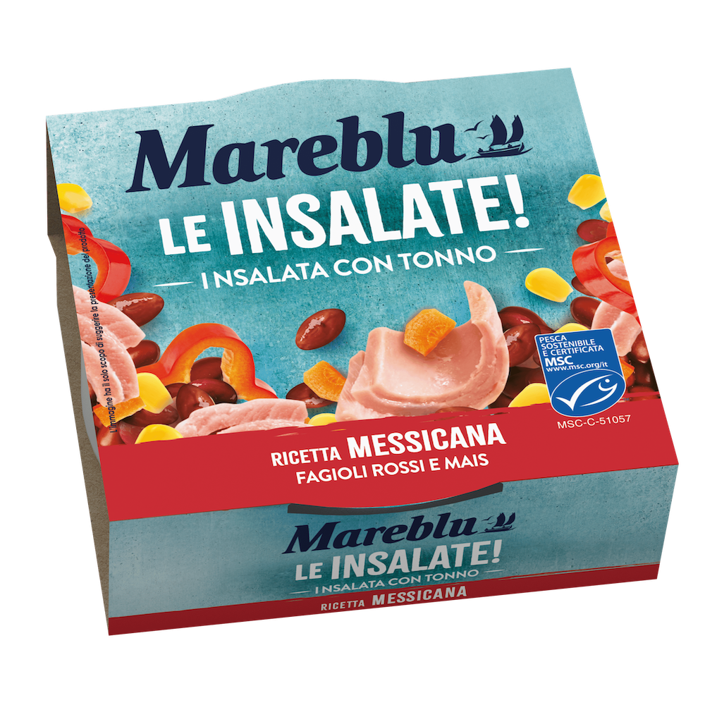 Mareblu - Insalata con tonno, fagioli rossi e mais