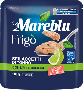 Mareblu - Sfilaccetti di tonno con lime e basilico